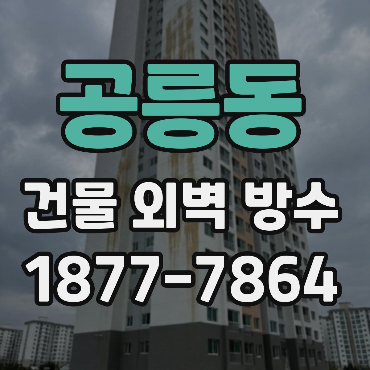 공릉동 건물 외벽 방수