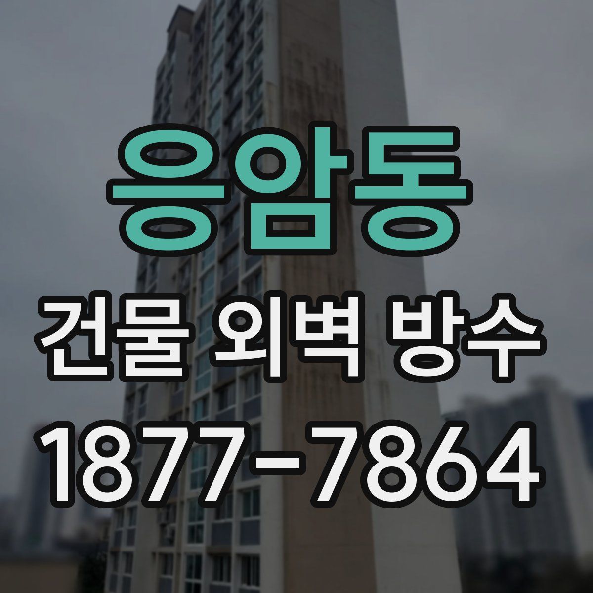 응암동 건물 외벽 방수