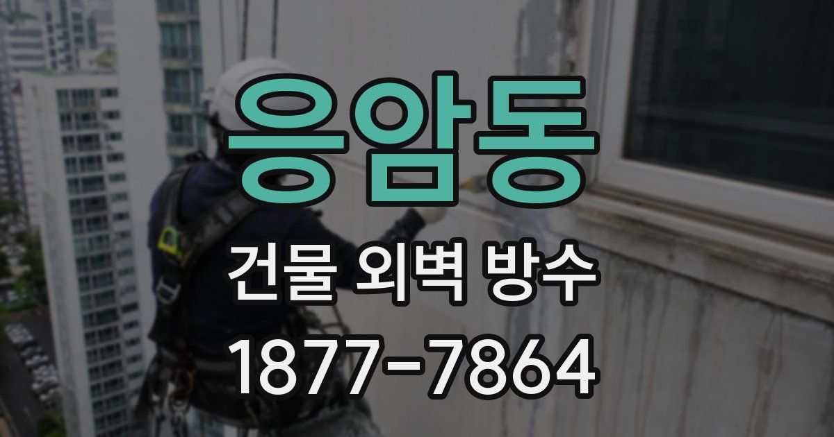 응암동 건물 외벽 방수