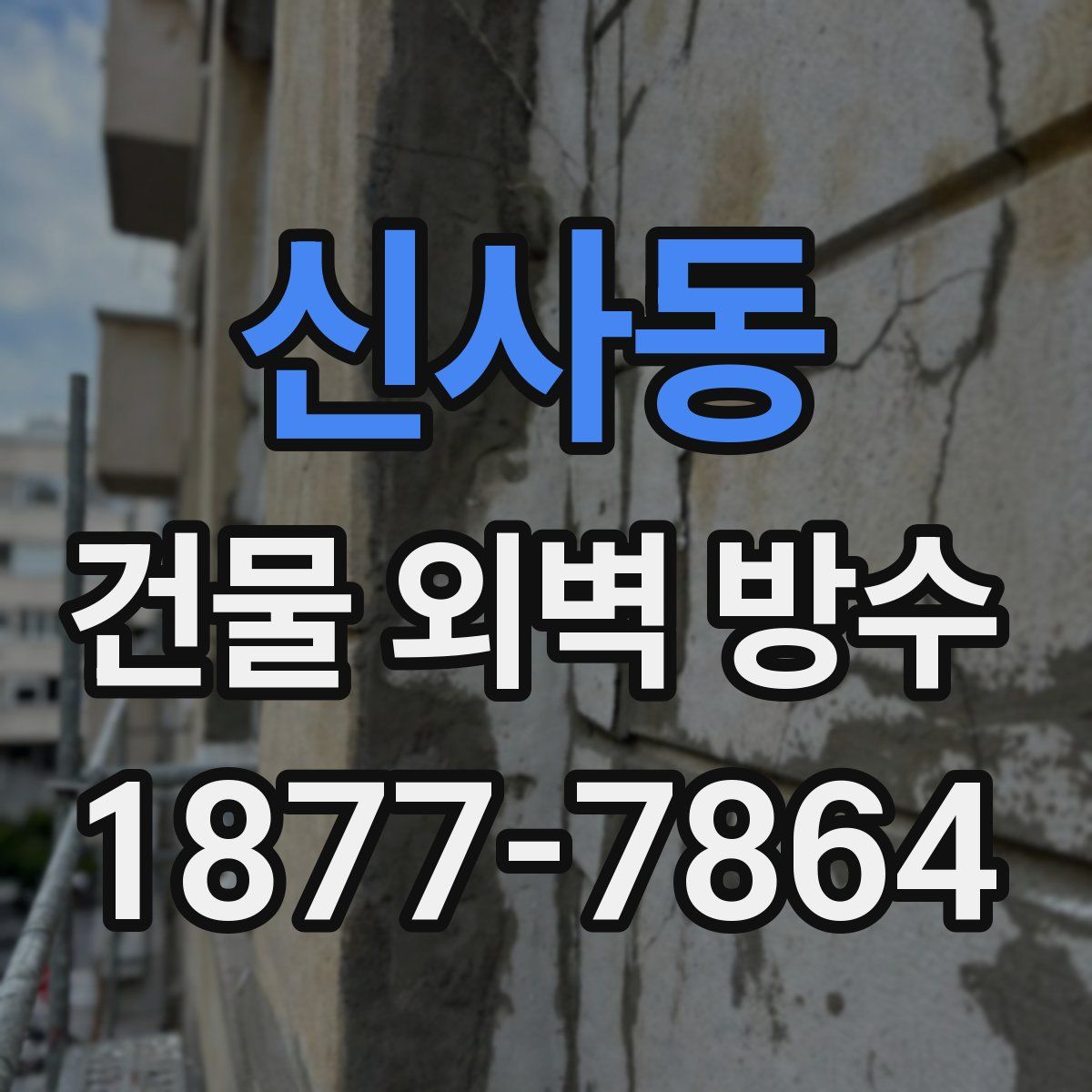 신사동 건물 외벽 방수