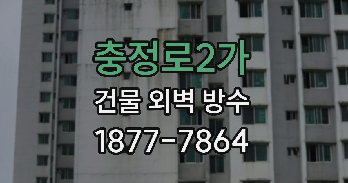 충정로2가 건물 외벽 방수