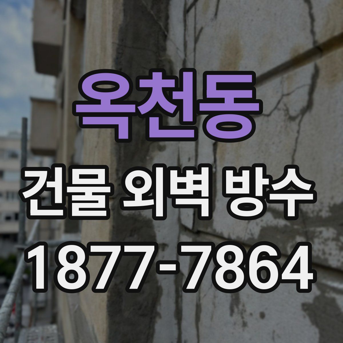 옥천동 건물 외벽 방수