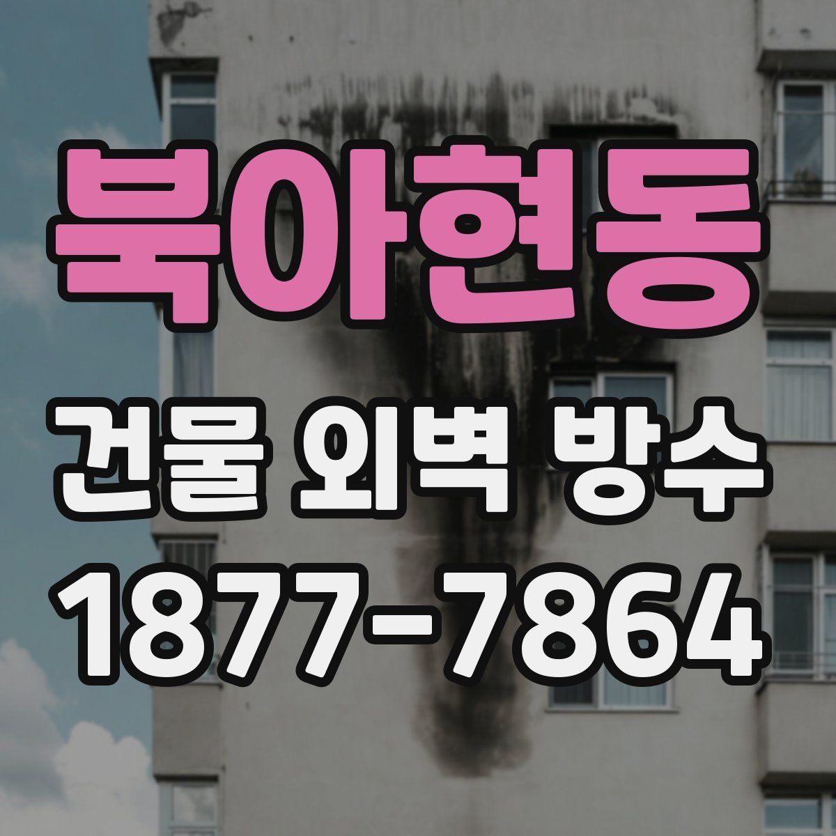 북아현동 건물 외벽 방수