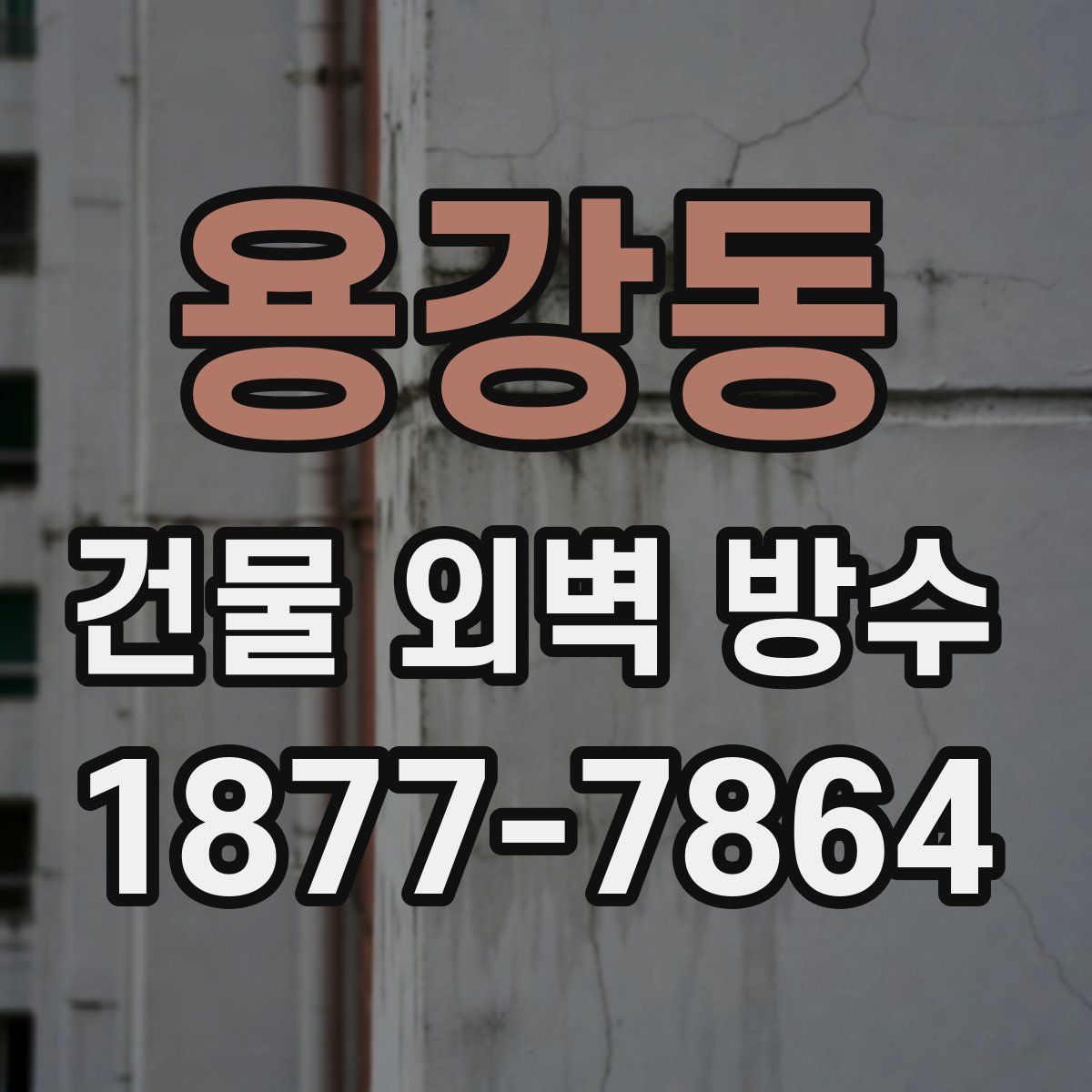 용강동 건물 외벽 방수