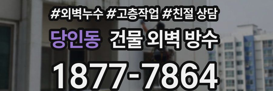 당인동 건물 외벽 방수