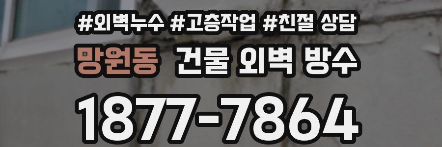 망원동 건물 외벽 방수