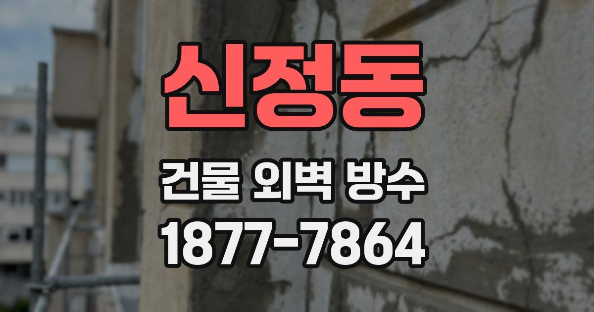 신정동 건물 외벽 방수