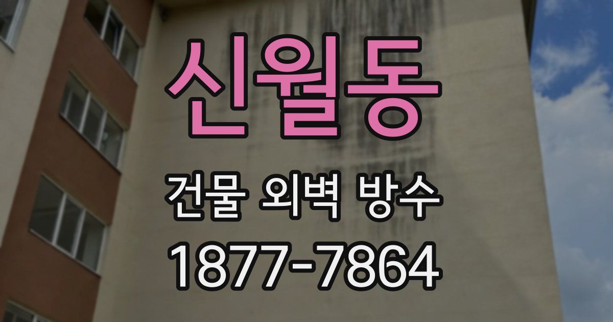 신월동 건물 외벽 방수