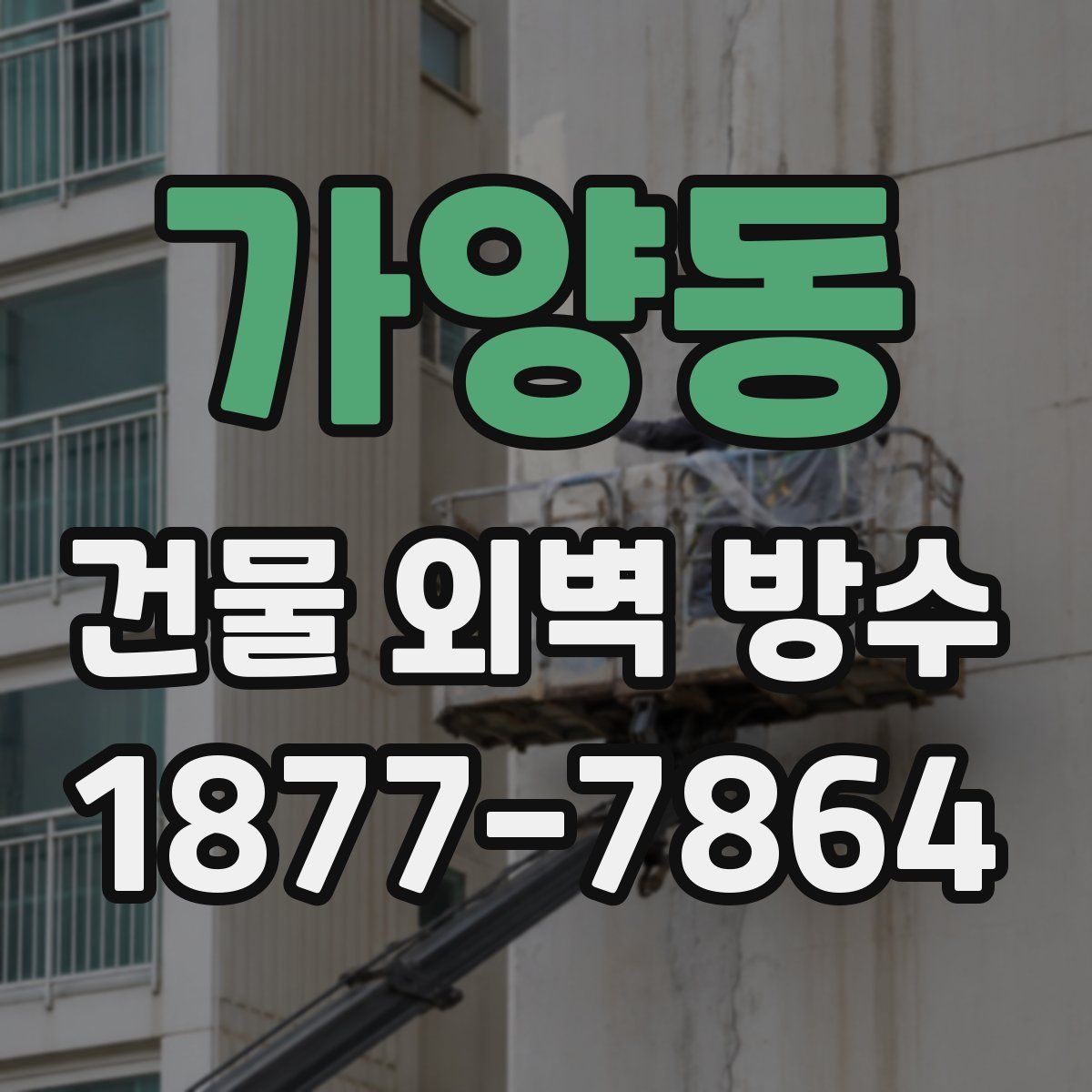가양동 건물 외벽 방수