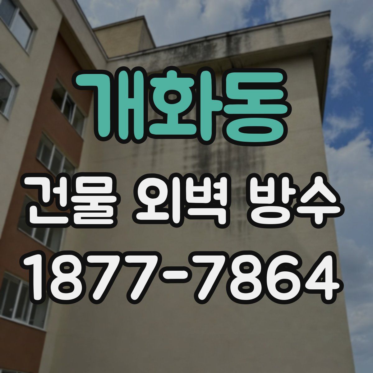 개화동 건물 외벽 방수