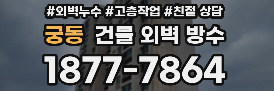 궁동 건물 외벽 방수