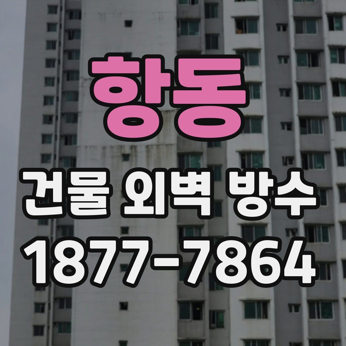 항동 건물 외벽 방수 외벽 보수 공사의 기본 이해