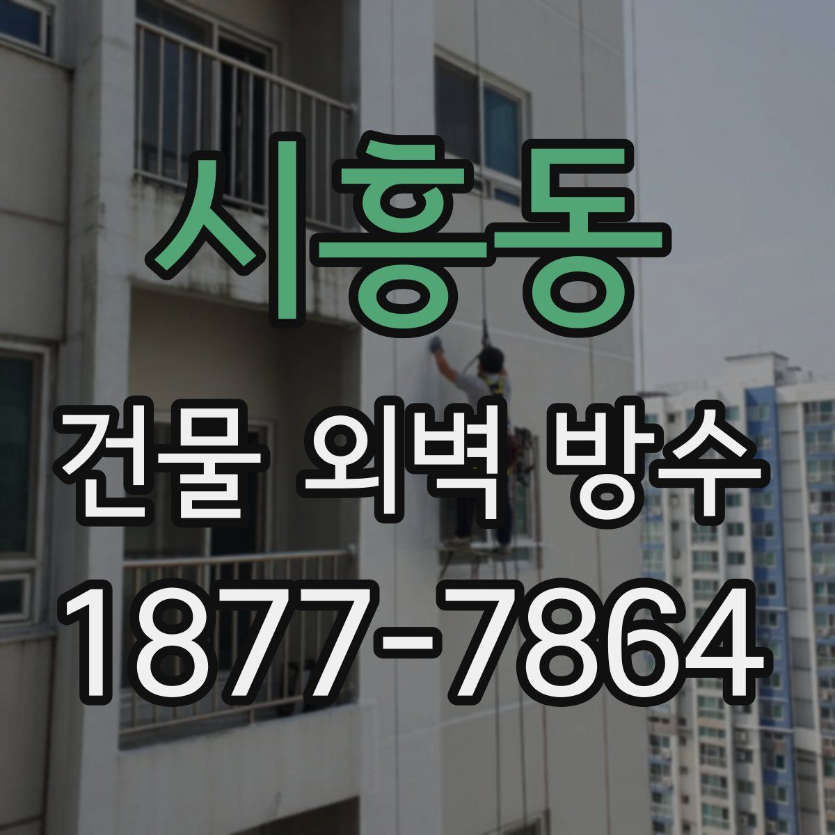 시흥동 건물 외벽 방수
