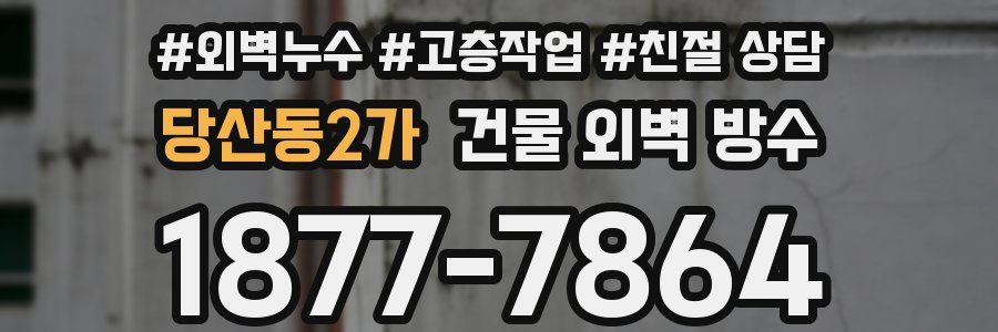 당산동2가 건물 외벽 방수
