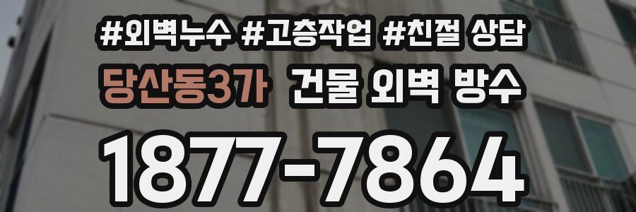 당산동3가 건물 외벽 방수