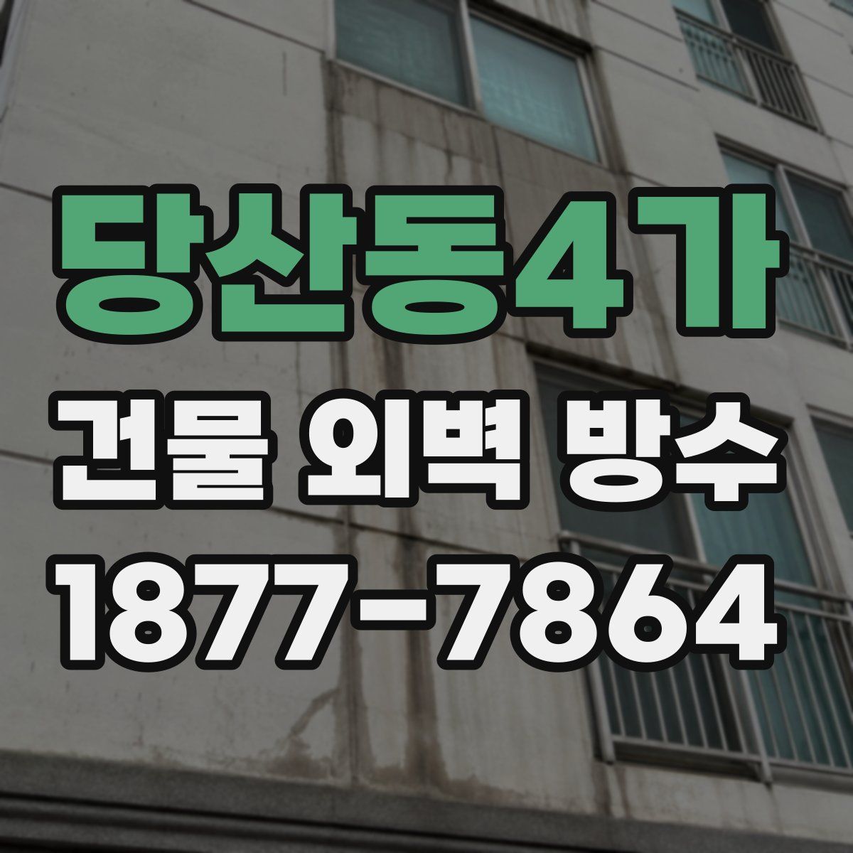 당산동4가 건물 외벽 방수