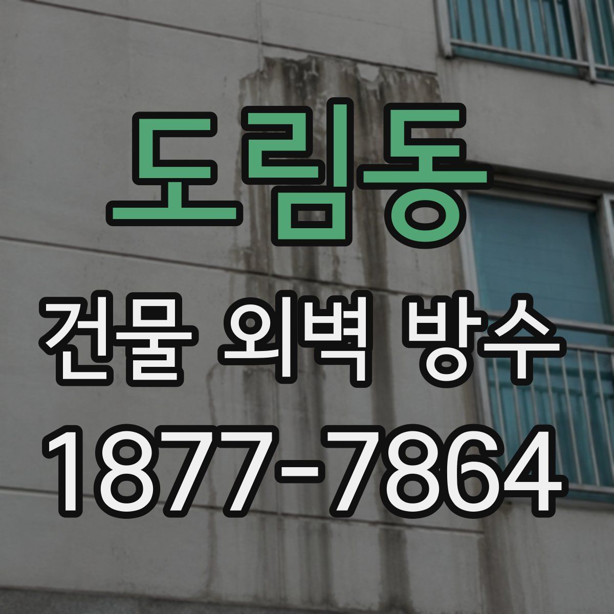 도림동 건물 외벽 방수
