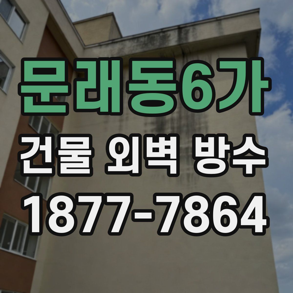 문래동6가 건물 외벽 방수