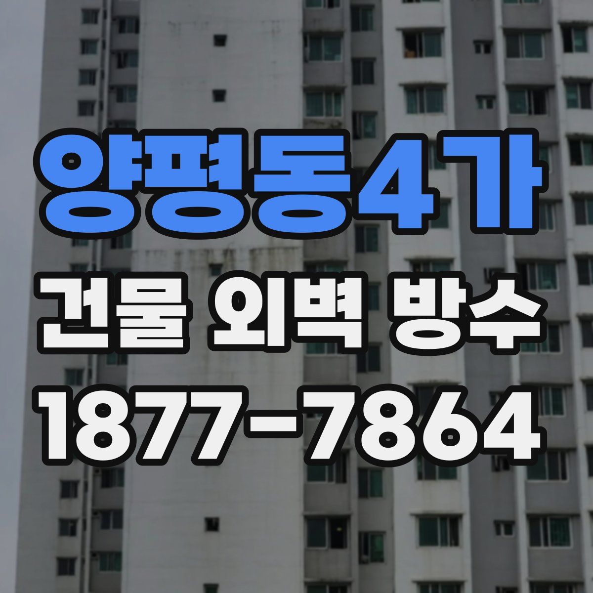 양평동4가 건물 외벽 방수