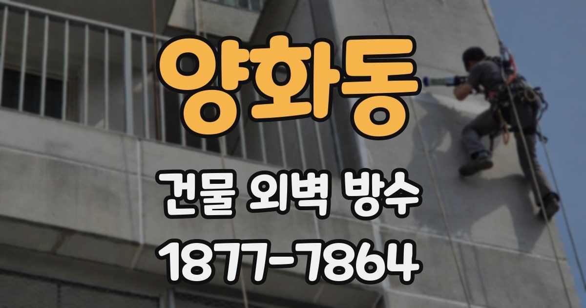 양화동 건물 외벽 방수