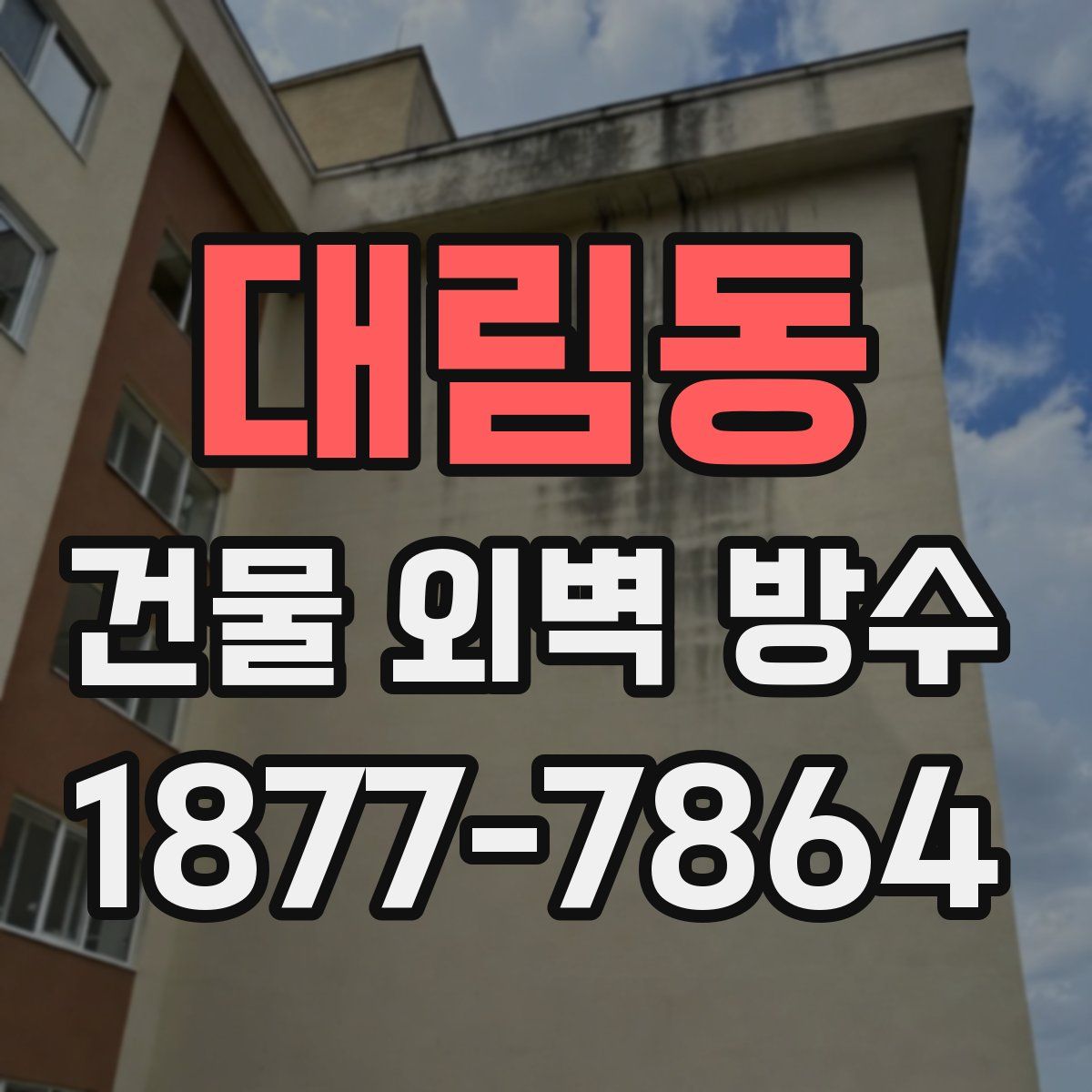 대림동 건물 외벽 방수
