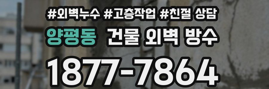 양평동 건물 외벽 방수