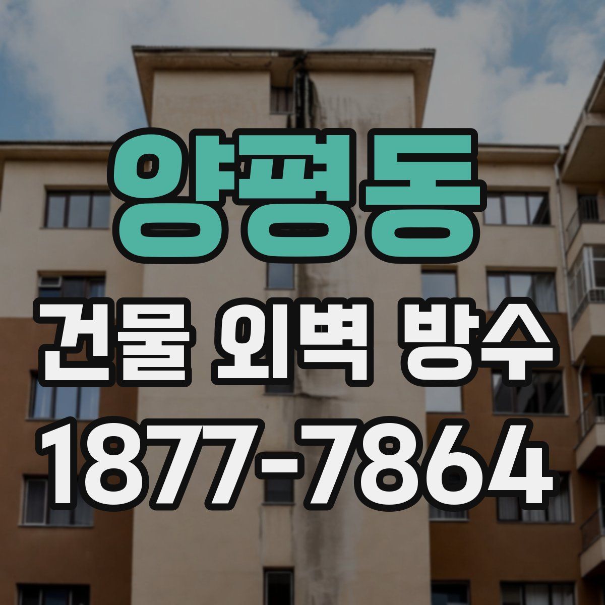 양평동 건물 외벽 방수