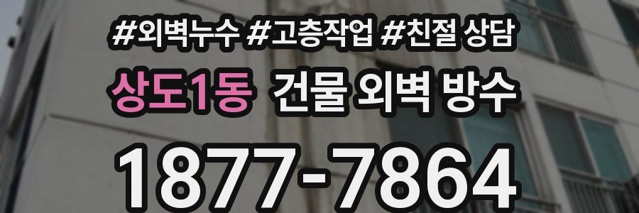 상도1동 건물 외벽 방수
