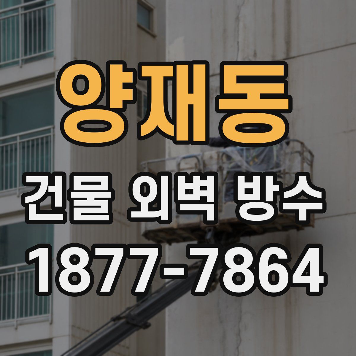 양재동 건물 외벽 방수