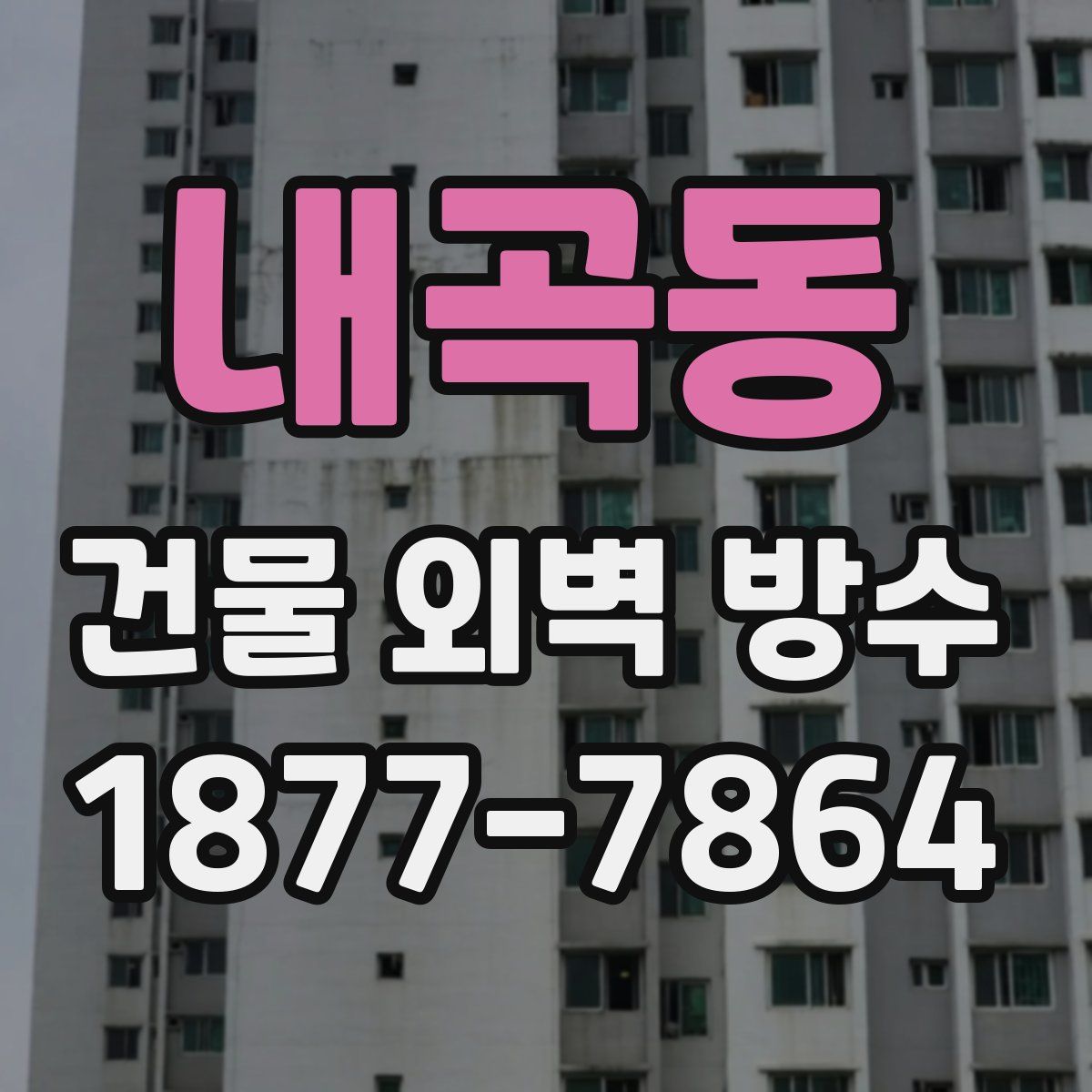 내곡동 건물 외벽 방수