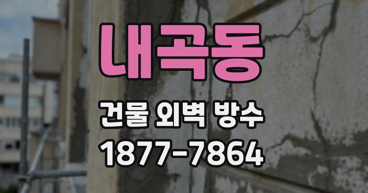 내곡동 건물 외벽 방수