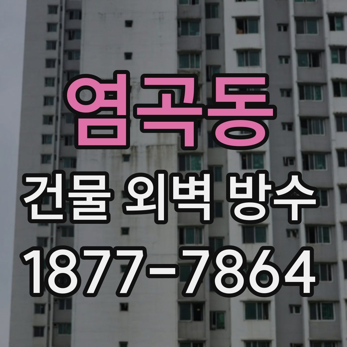 염곡동 건물 외벽 방수