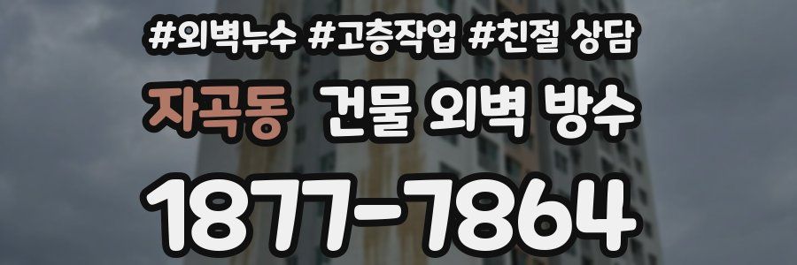 자곡동 건물 외벽 방수