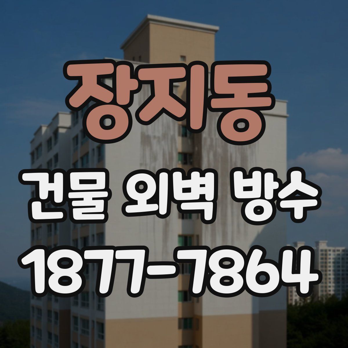 장지동 건물 외벽 방수
