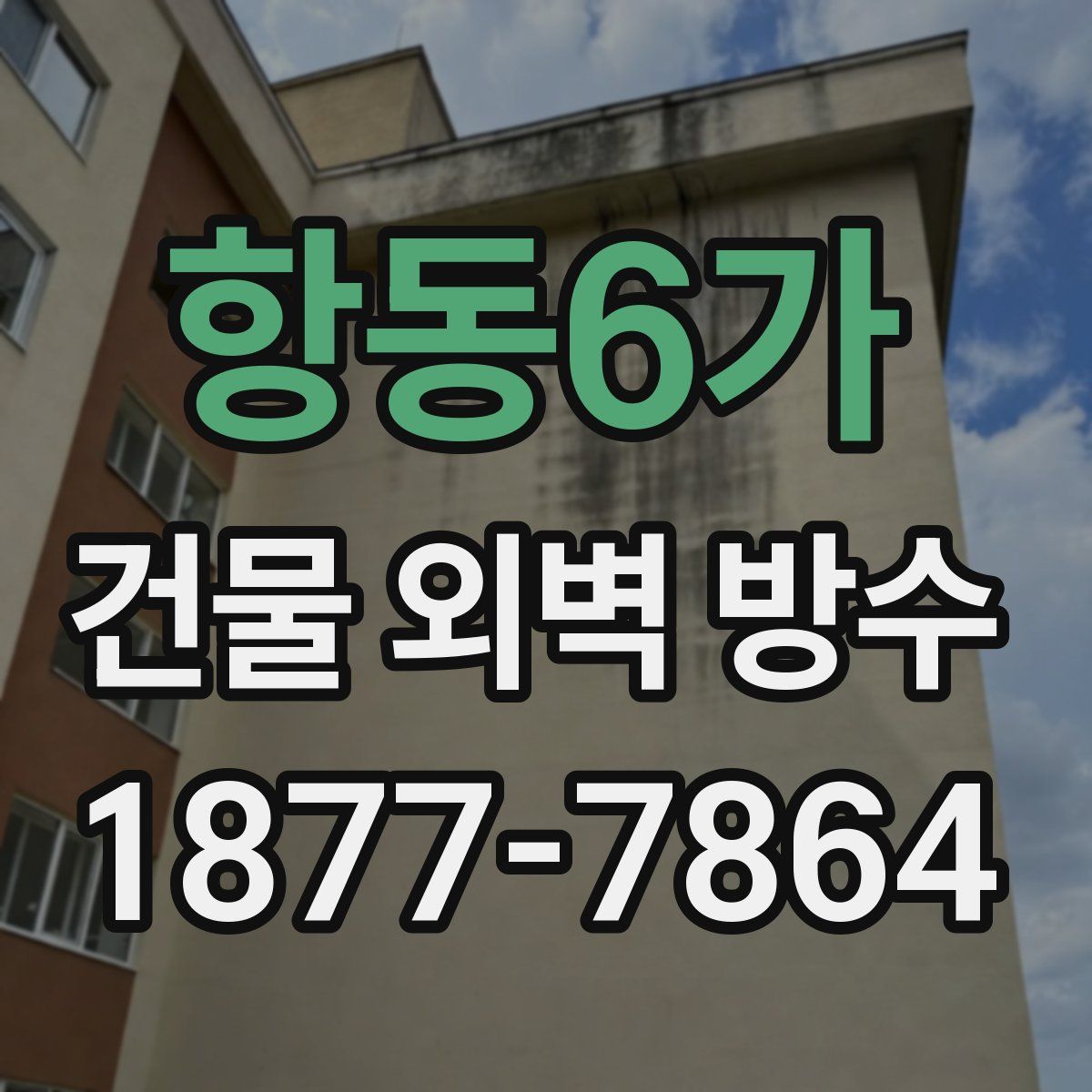 항동6가 건물 외벽 방수