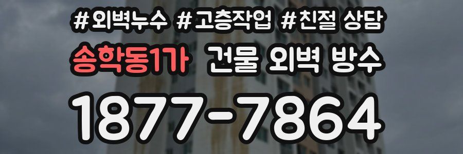 송학동1가 건물 외벽 방수
