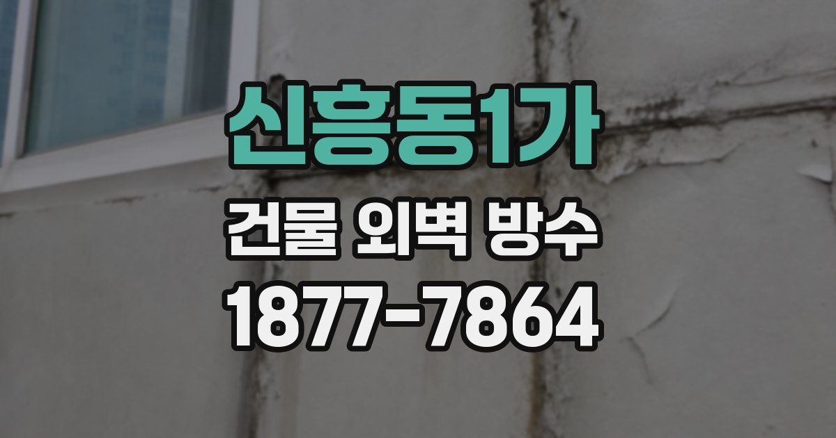 신흥동1가 건물 외벽 방수