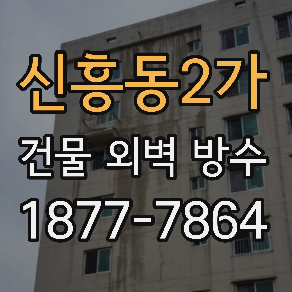 신흥동2가 건물 외벽 방수