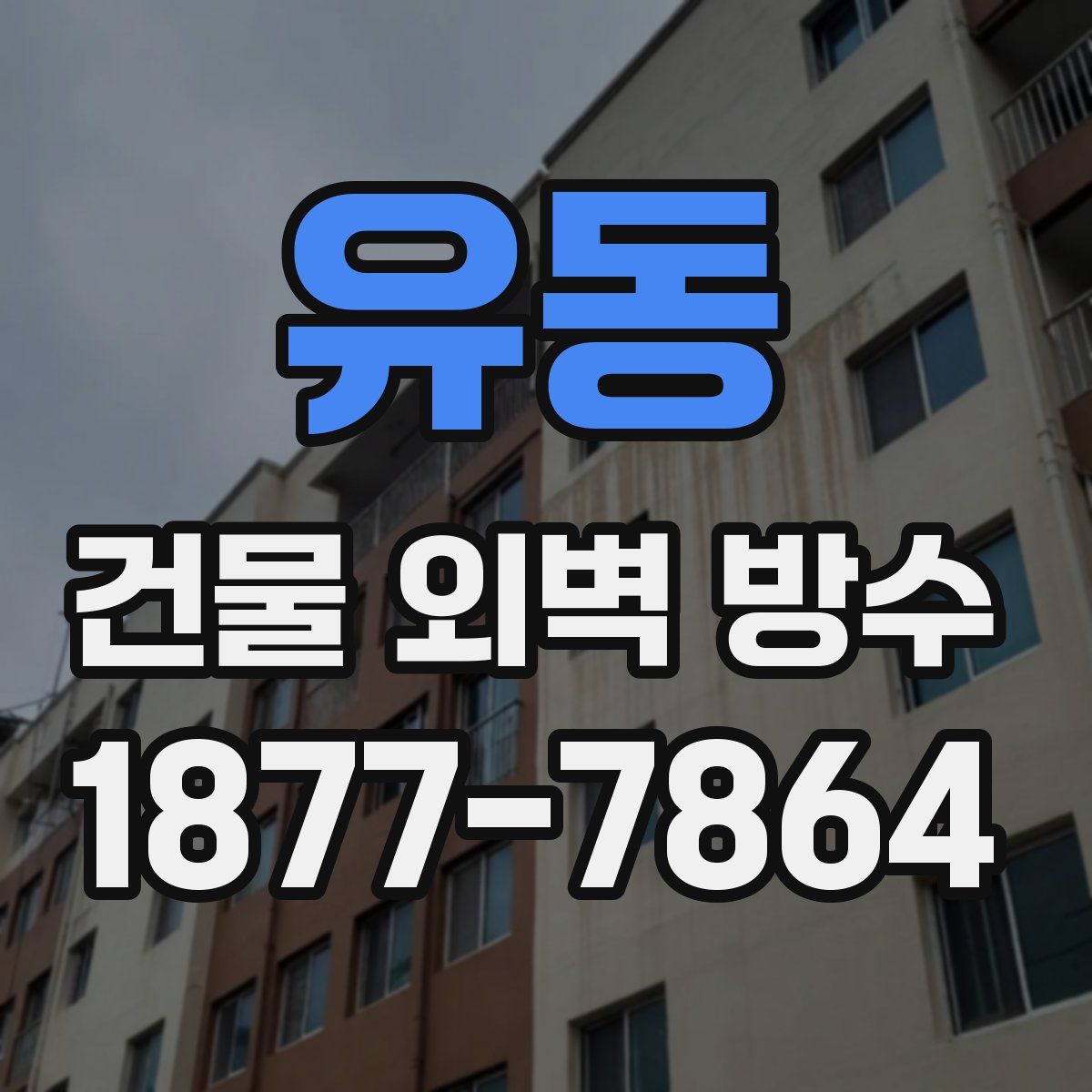 유동 건물 외벽 방수