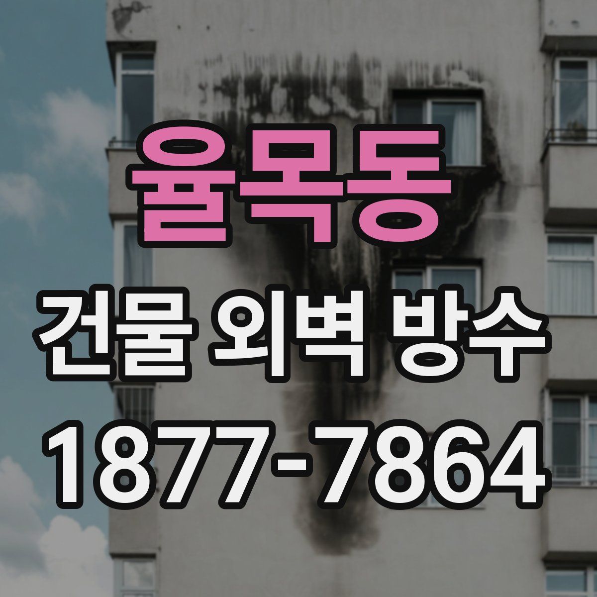 율목동 건물 외벽 방수