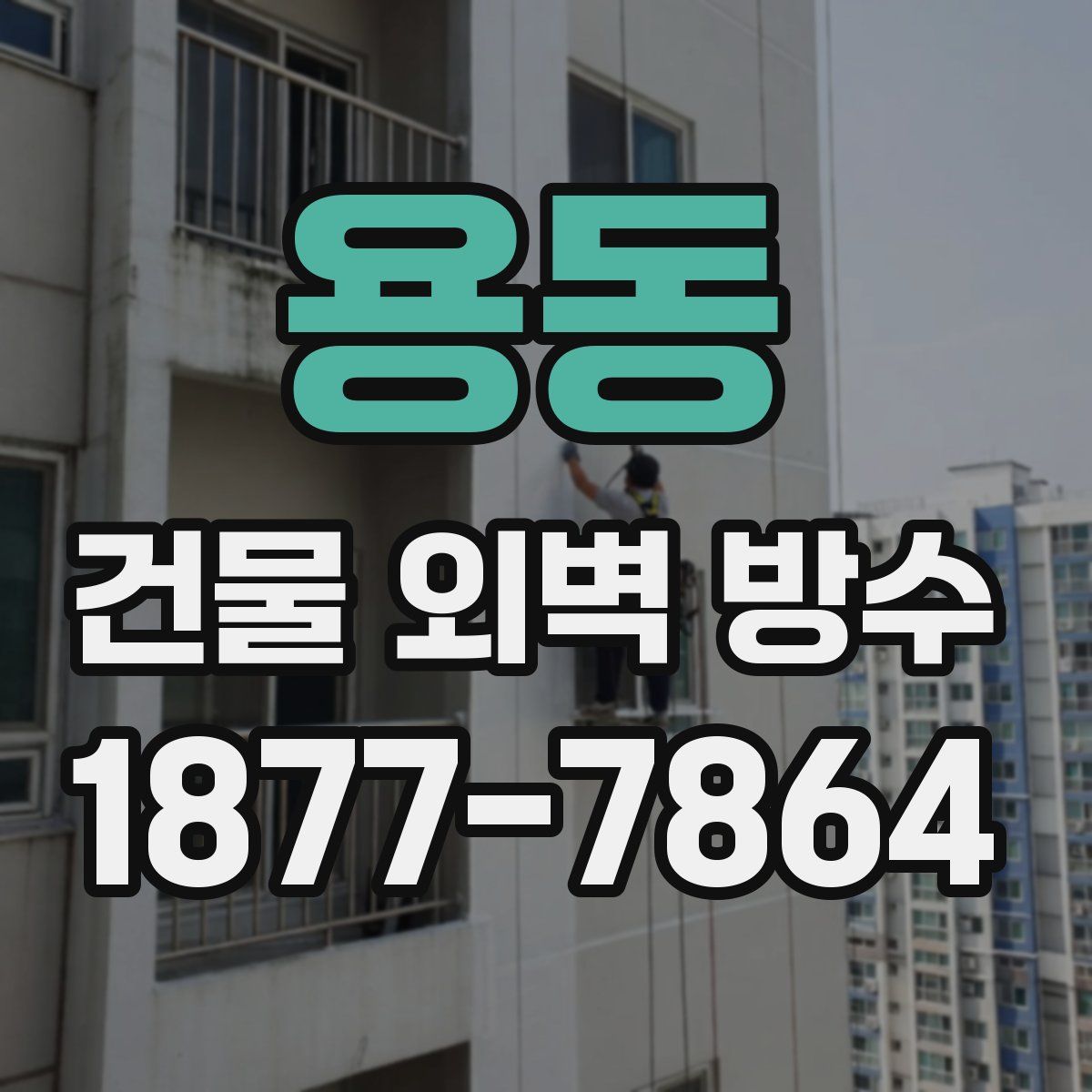 용동 건물 외벽 방수