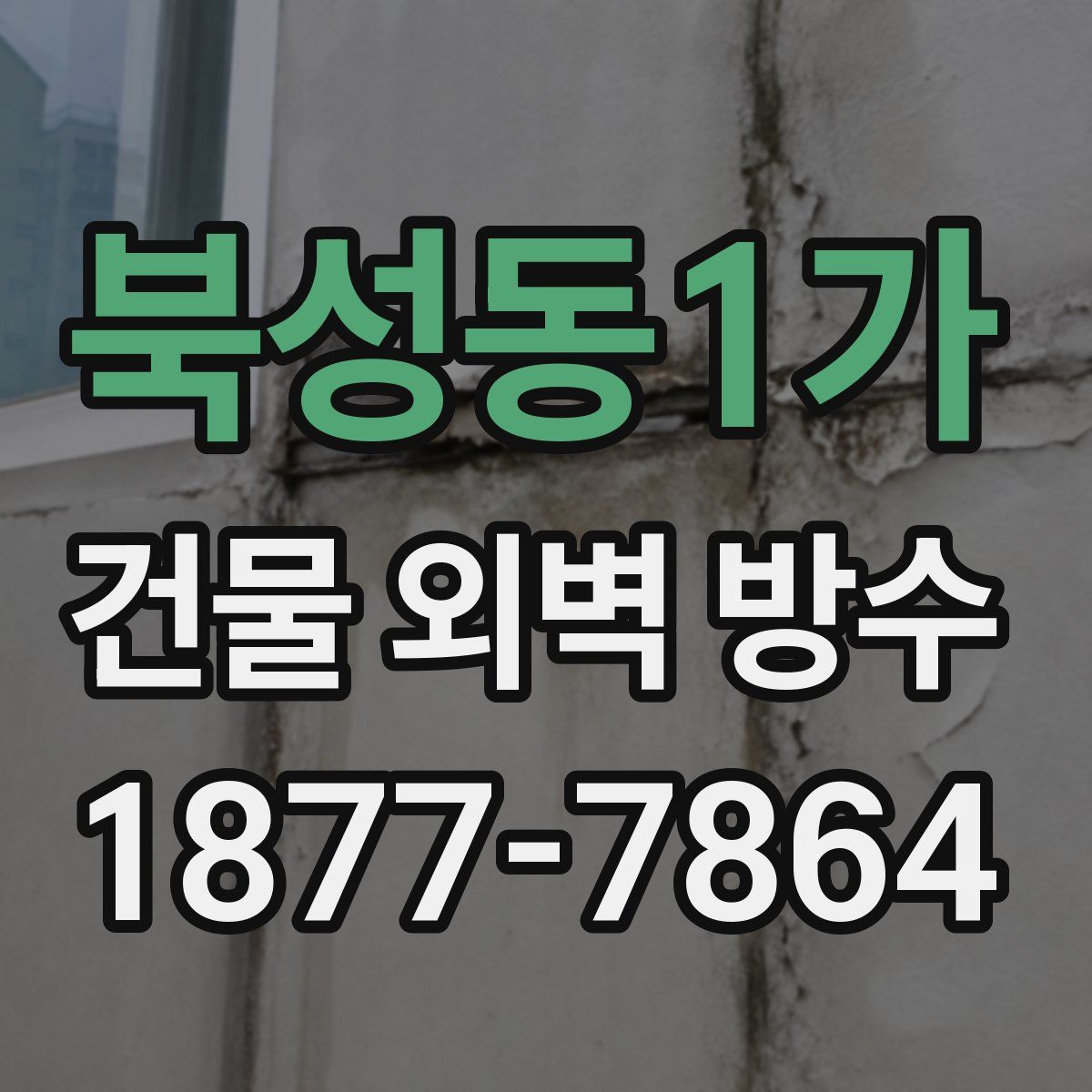 북성동1가 건물 외벽 방수