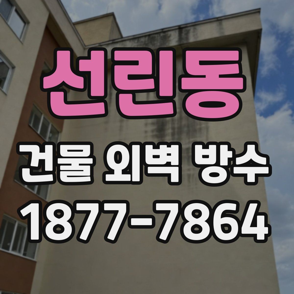 선린동 건물 외벽 방수 공사 후 점검해야 할 마감선