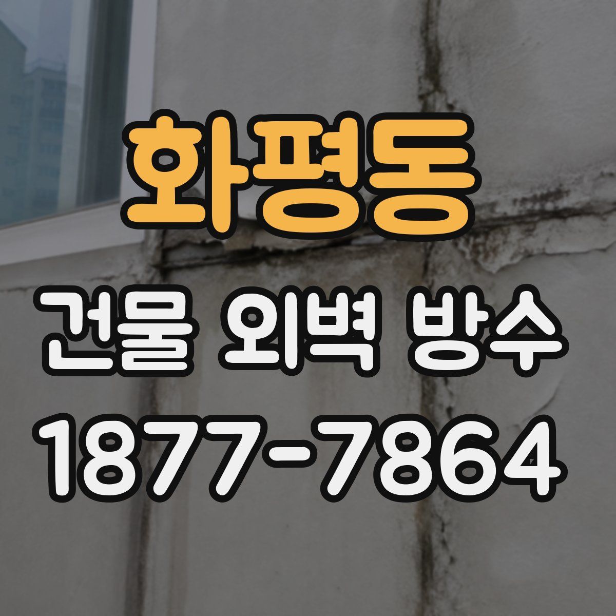 화평동 건물 외벽 방수