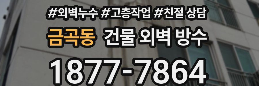 금곡동 건물 외벽 방수