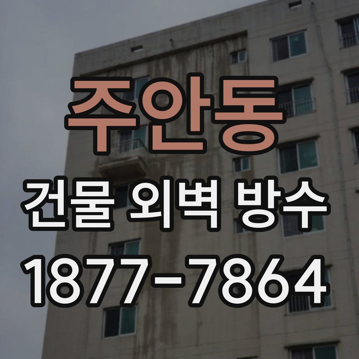 주안동 건물 외벽 방수