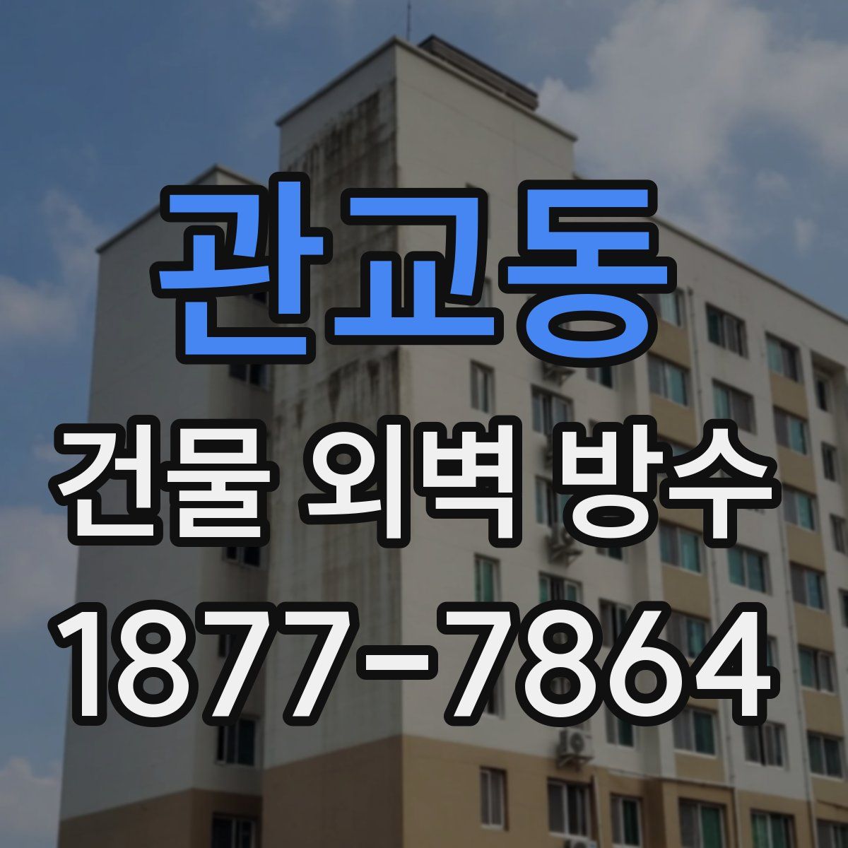 관교동 건물 외벽 방수