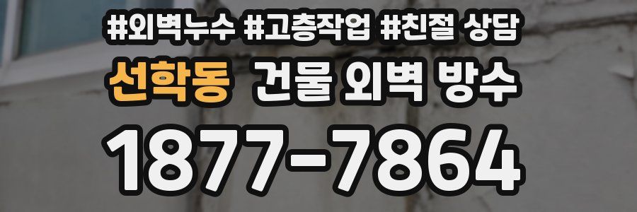 선학동 건물 외벽 방수