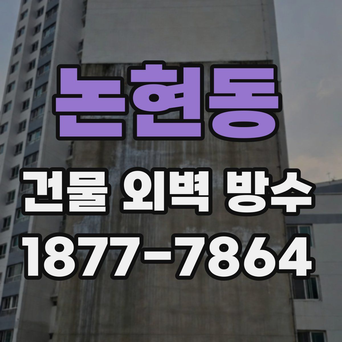 논현동 건물 외벽 방수