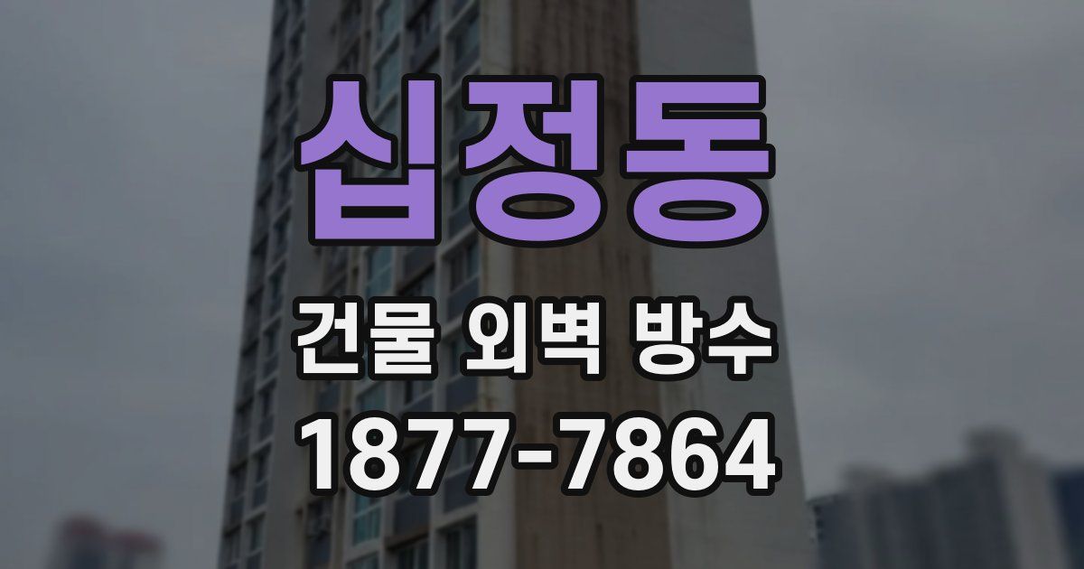 십정동 건물 외벽 방수